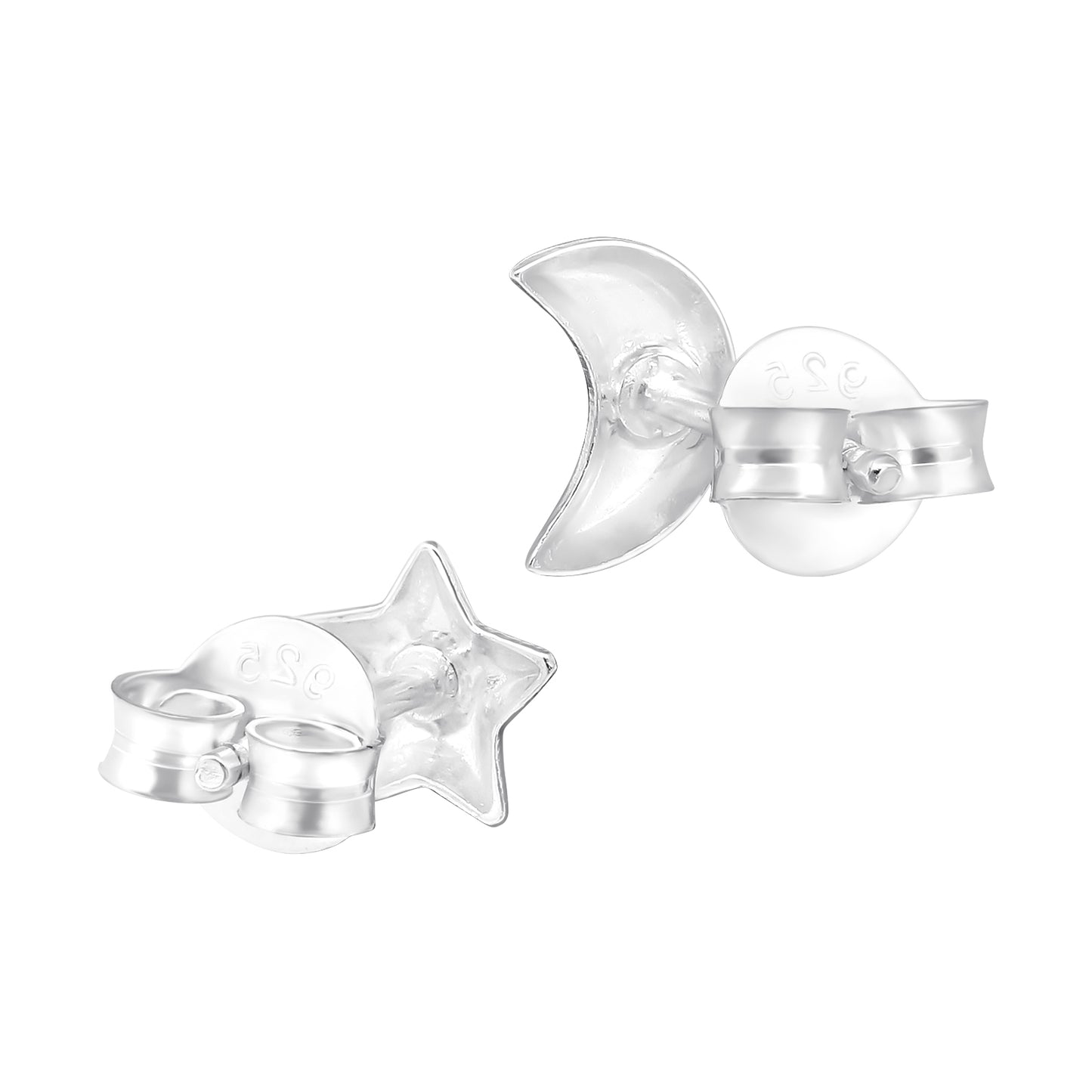 Star and Moon Earrings