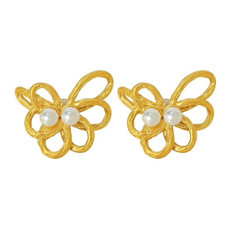 Pearl Kiss Blossoms Earrings