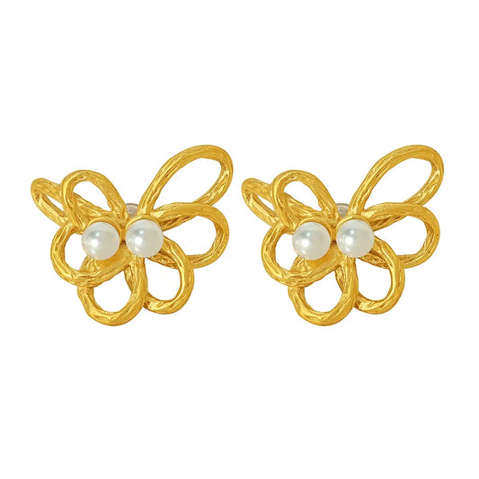 Pearl Kiss Blossoms Earrings