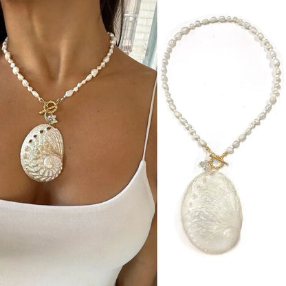 Ocean Pearl Shell Necklace